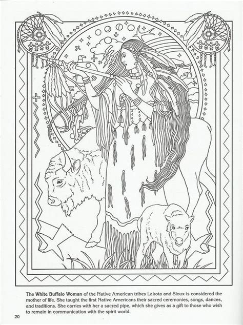 ️realistic Native American Coloring Pages Free Download