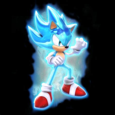 Sonic The Hedgehog Wallpaper Blue And Black Sticker Picture