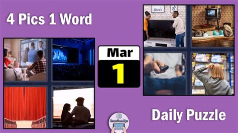4 Pics 1 Word Daily Puzzle March 1 2022 Answer Youtube