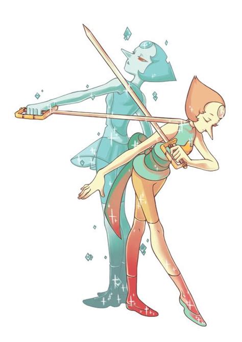 Pearl And Hologram Pearl Steven Universe Pearl Steven Universe Steven Universe Fanart