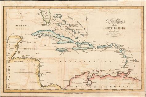 A Map Of The West Indies Geographicus Rare Antique Maps