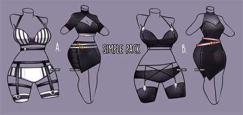 Simple Pack Outfit Adopt Close By Miss Trinity On Deviantart