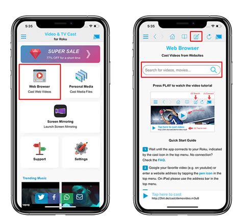 Your mobile web browser will be displayed on the tv via your roku device. How to Mirror iPhone to Roku | TechWiser