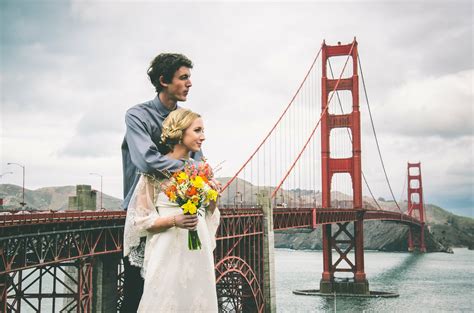 A Golden Gate Bridge Wedding In San Francisco California