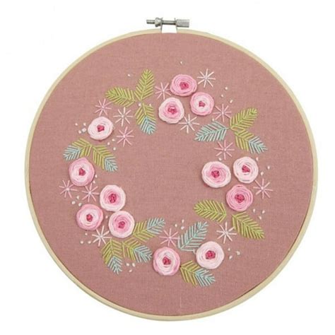 Big Clear European Style Beginner Embroidery Kit Flower Full Range