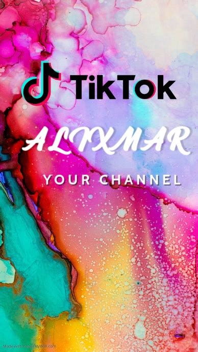 Copy Of Copia De Tik Tok Channel Background And Cover Postermywall