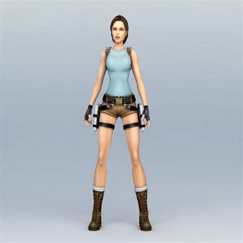 Lara Croft 3d Model Download