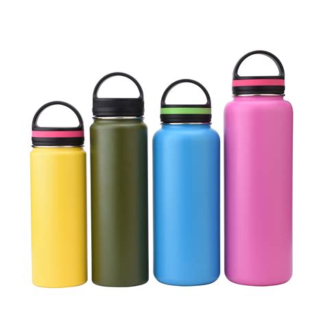 You can not look through steel and see how much water the bottle is made of stainless steel, and has a capacity of 32 oz. Double Wall Vacuum Insulated Stainless Steel Water Bottle ...