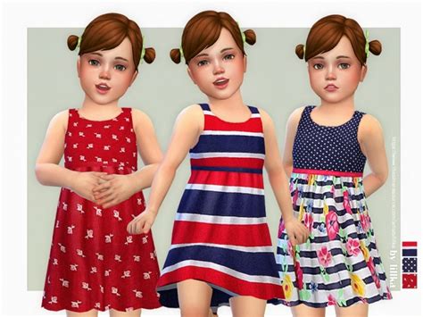 Toddler Dresses Collection P149 By Lillka At Tsr Sims 4 Updates
