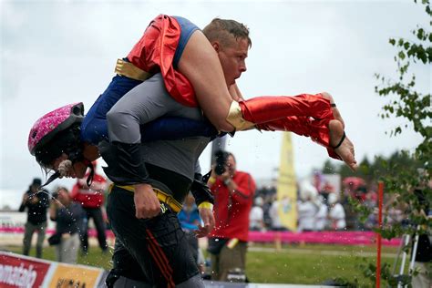 Lithuanian Couple Crowned Wife Carrying World Champions