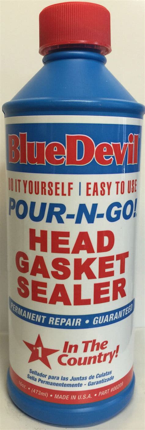 00209 Blue Devil Pour N Go Head Gasket Sealer 16 Ounce 00209 Bars