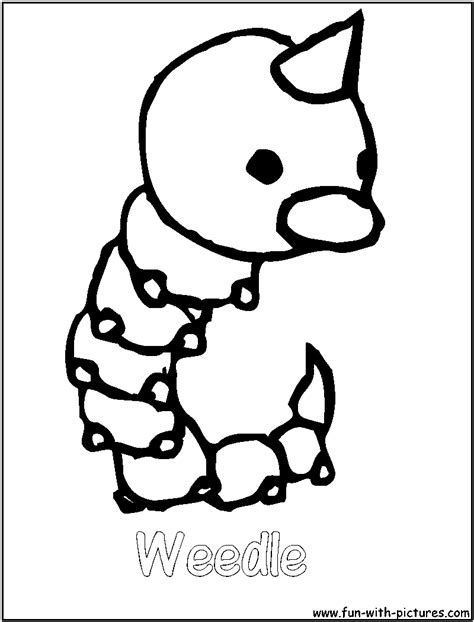 Weedle Coloring Page Coloring Home