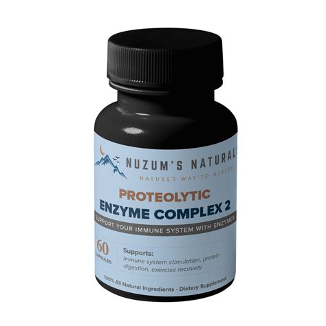 Proteolytic Enzyme Complex 2 Nuzums Naturals