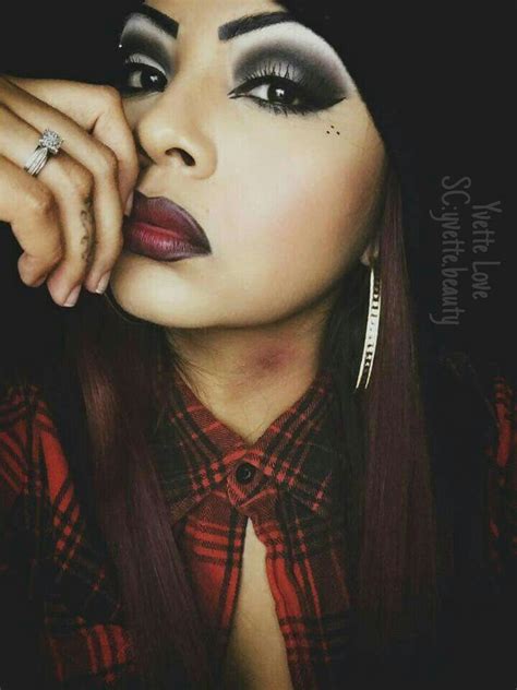 Chola Makeup Look By Yvette Love Hickies Are Not Real They Are Part