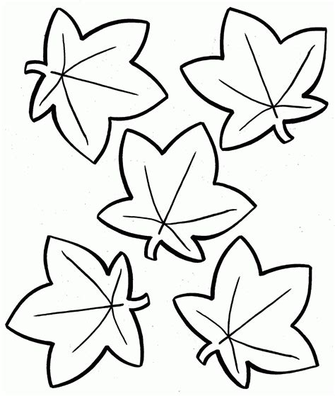 Free Leaves Coloring Pages To Print Download Free Leaves Coloring