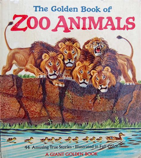 Vintage Kids Books My Kid Loves The Golden Book Of Zoo Animals