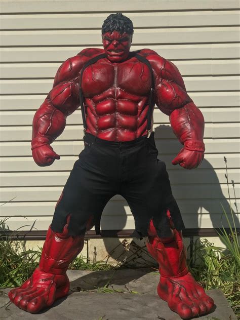 Red Hulk Red Hulk Cosplay Hulk Costume Hulk Marvel Etsy