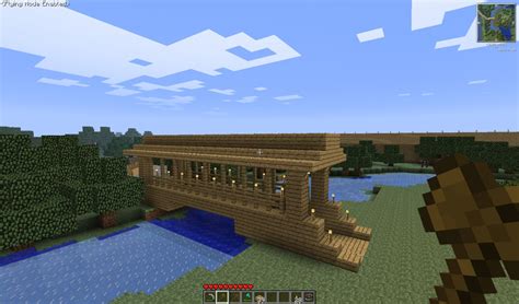 Wooden Covered Bridge Minecraft Map