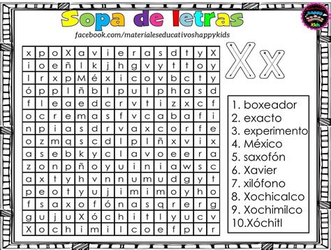 Sopa De Letras Para Trbajar Las Palabras Imagenes Educativas