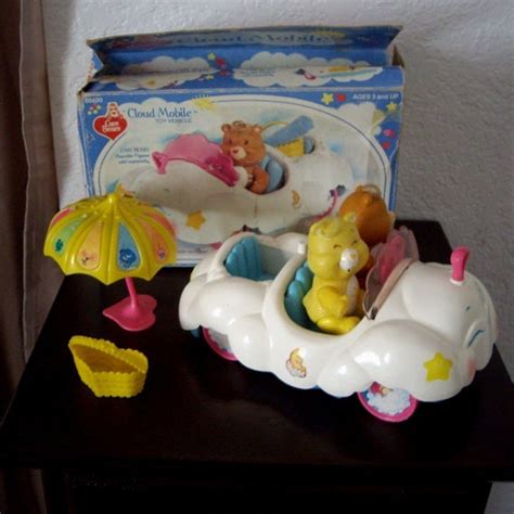 Care Bears Cloud Mobile Car Picnic Basket And Umbrella Toy