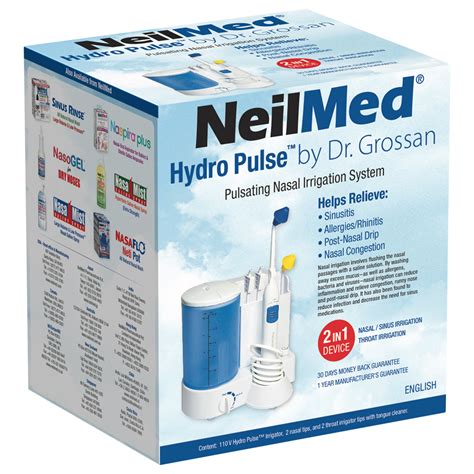 Grossan Hydro Pulse Nasal And Sinus Irrigation System With