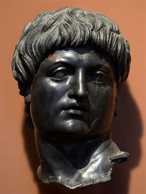 Head Of The Emperor Nero A Part Of An Equestrian Statue Paris