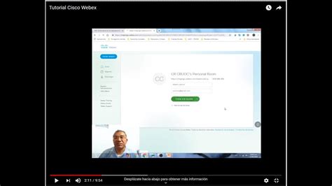 Tutorial Cisco Webex Youtube