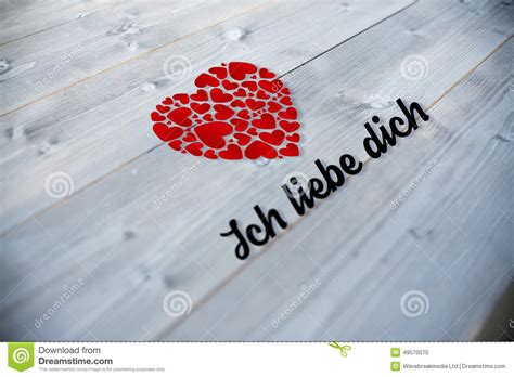 1 ich liebe dich (so) sehr, wirklich, unendlich. Composite Image Of Ich Liebe Dich Stock Illustration - Illustration of digitally, romantic: 49570070