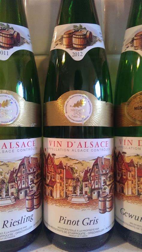 The Cambridge Wine Blogger Three Alsace Wines