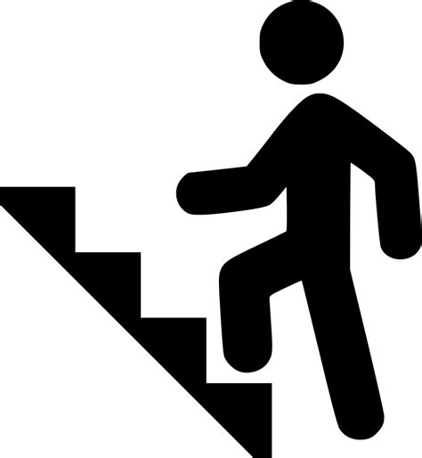 Download Climbing Stairs Png Svg Freeuse Download Climbing Stairs