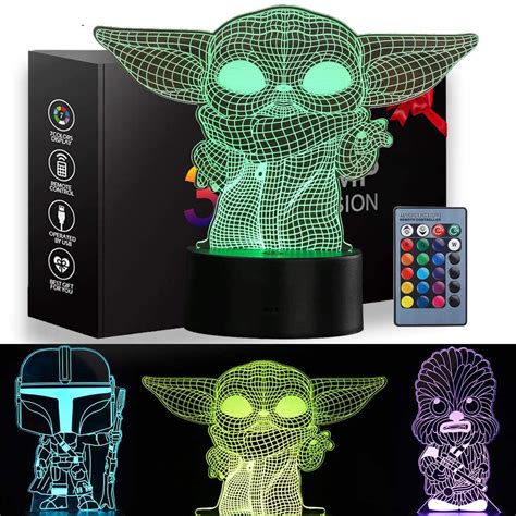 Grab This Cute Baby Yoda 3d Night Light For 20 Off On Prime Day Space
