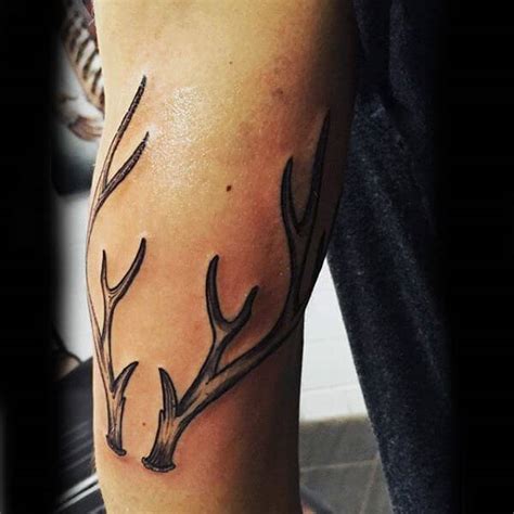 17 Best Deer Antler Tattoo Designs And Ideas Petpress