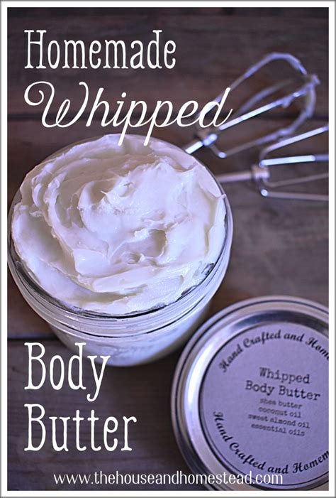 Homemade Whipped Body Butter Recipe The House And Homestead