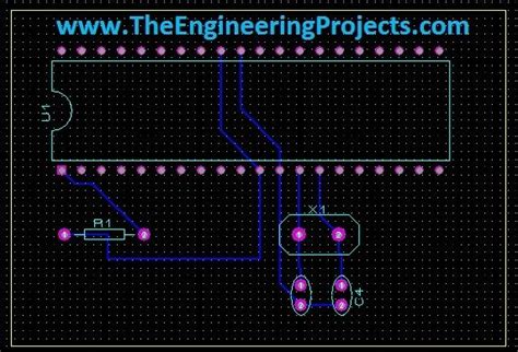 Pcb Designing In Proteus Ares The Engineering Projects