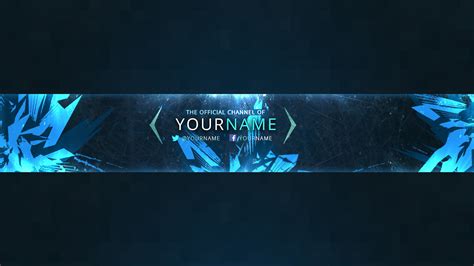 Youtube Banner Template 2560x1440