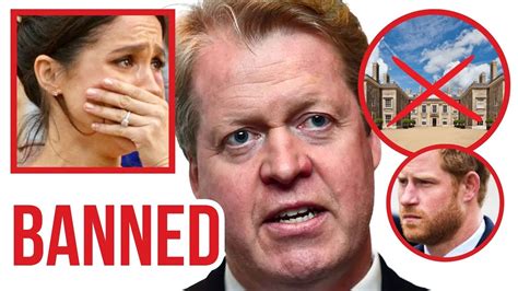 Earl Spencer Shuts Down Megs Outrageous Claims To Althorp Its My Sons Birthright” Youtube