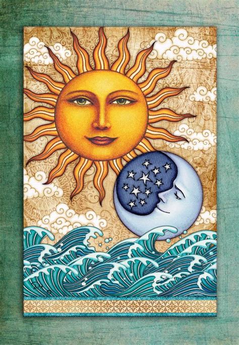 Moon Stars Art Sun And Moon Tapestry Tapestry Wall Art Fantaisiste