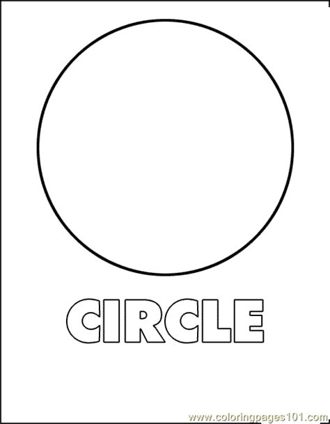 This knowledge is often applied in varied areas of one's curriculum. Circle Shape Coloring Page for Kids - Free Shapes Printable Coloring Pages Online for Kids ...
