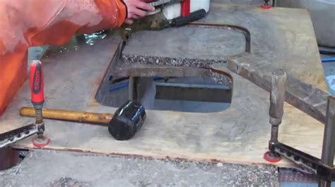 Granite dust can irritate your eyes and cause significant pain. Cutting A Sinkhole In Granite With A Antarex Hydraulic ...