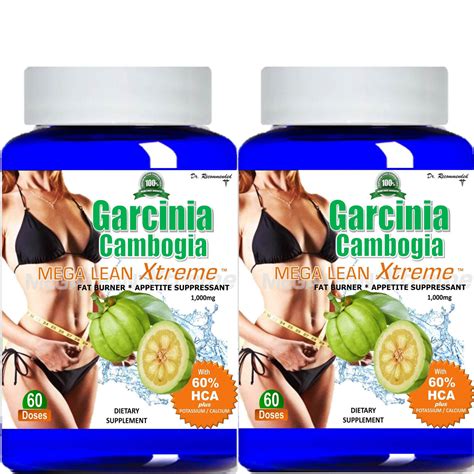 2 100 pure garcinia cambogia extract mega extreme 1000mg 60 hca weight loss 18227183611 ebay