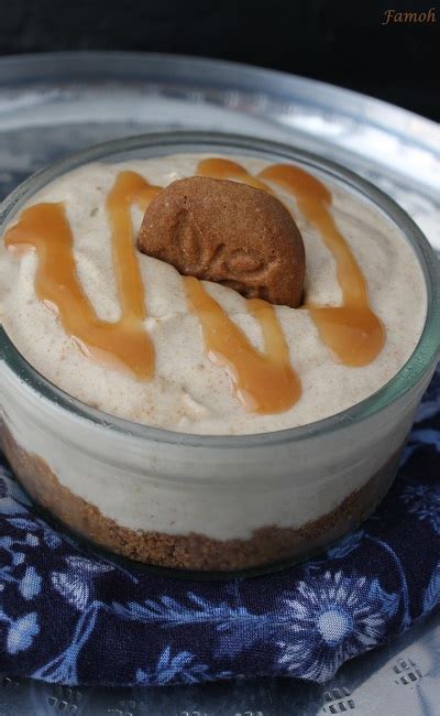 Sa base est composée de biscuits écrasés avec du beurre. Cheesecake spéculos facile sans cuisson - Famoh - Blog ...