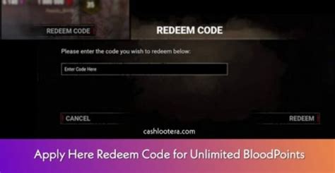 Some results of redeem codes for dbd only suit for specific products, so make sure all the. Dead by Daylight Redeem Codes Updated Free DBD BloodPoints