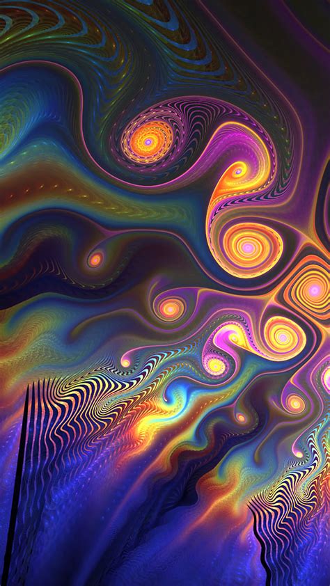Fractal Hd Wallpaper For Iphone 11 Pro Max X 8 7 6 Free