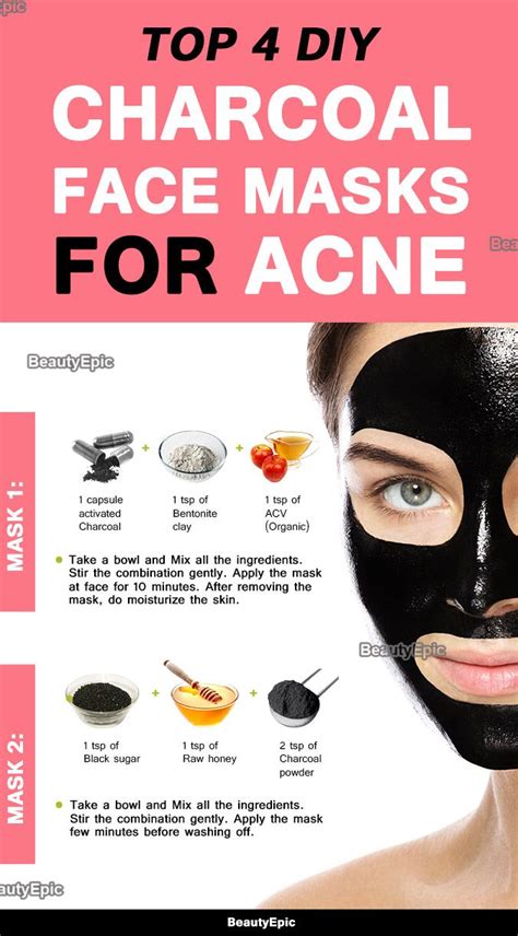 Charcoal Mask For Acne Benefits And Top 4 Diy Recipes Charcoal Mask