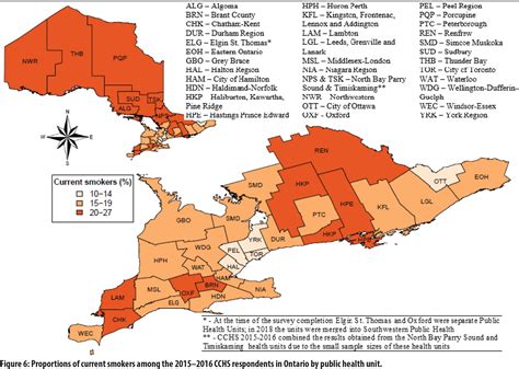 Population Health Indicators Across Ontarios Public Health Units A