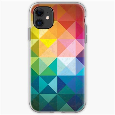 Colorful Abstract Geometric Pattern Iphone Case And Cover By Snja