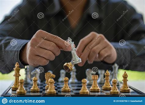 Businessman Moving Chess Pieces On Chess Board Game Ideas For Ideas And
