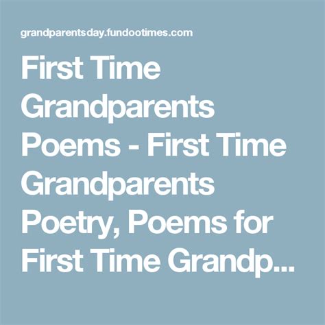 First Time Grandparents Poems First Time Grandparents Poetry Poems
