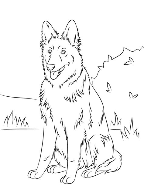 There are other genetic series contributing to your german shepherd's color such as color intensity, nose/lip/eye color, face masking, white coloring, and patterns. German Shepherd Coloring Pages - Best Coloring Pages For ...