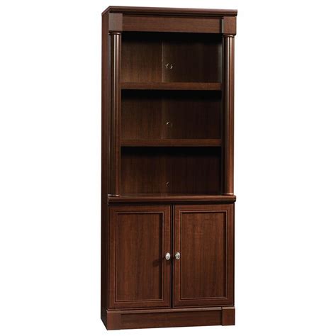 Cherry bookcase with doors ideas on foter. SAUDER Palladia Collection 5-Shelf Bookcase with Doors in ...